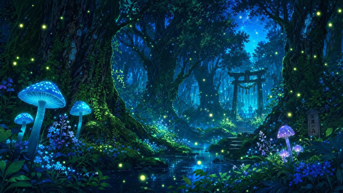 高清3D动画 高清3D动画探秘：夜光创意内容奇幻世界视频演示